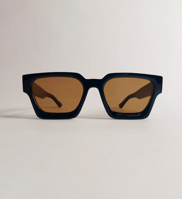 gafas faux marrón gafas faux marrón