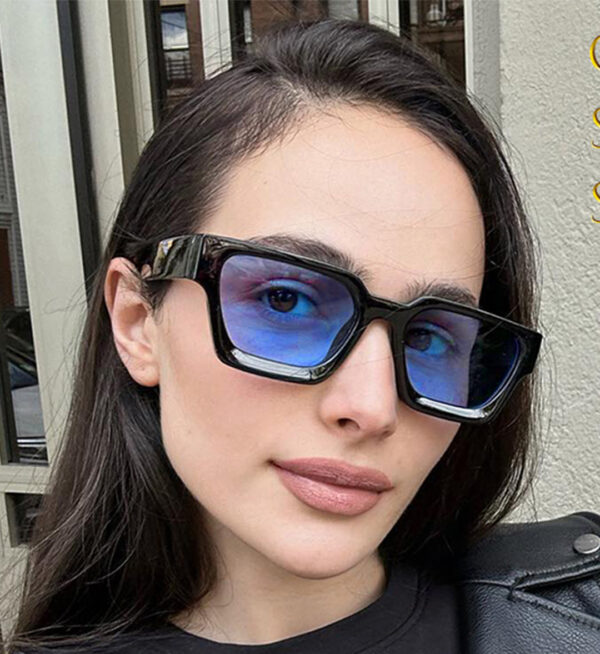 gafas de sol faux azul